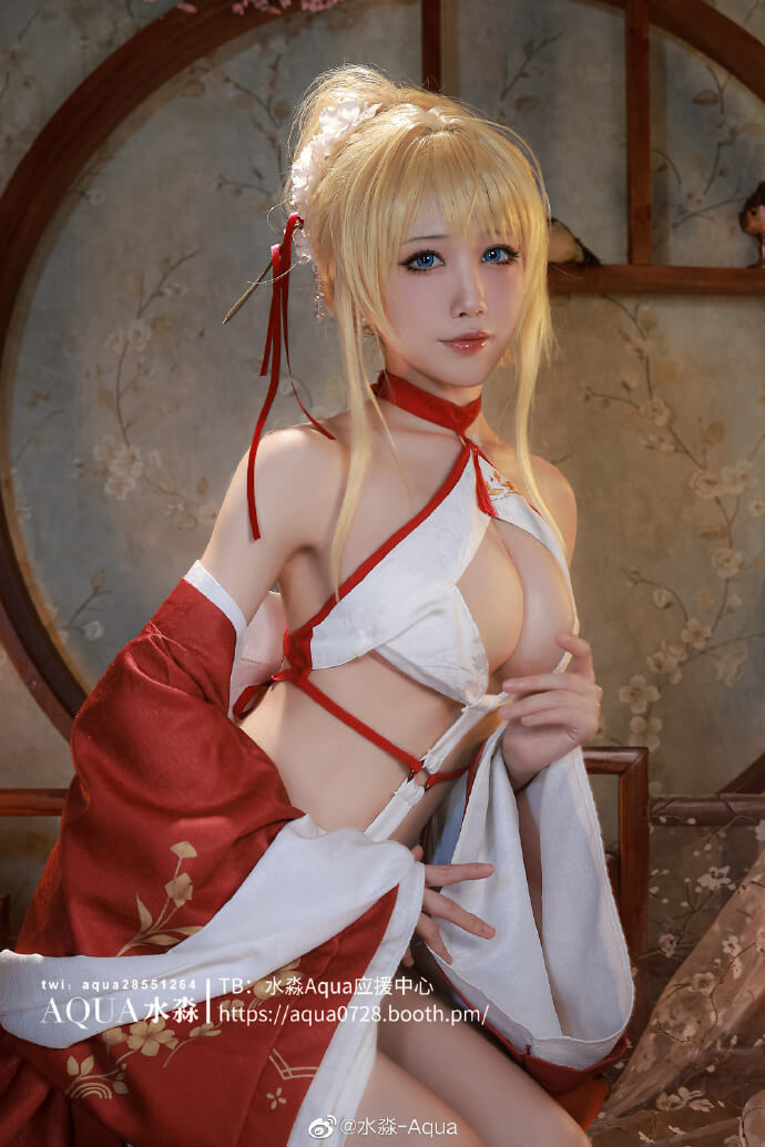 碧蓝航线光荣旗袍cosplay 碧蓝航线光荣凉夜香雪|cn水淼-Aqua