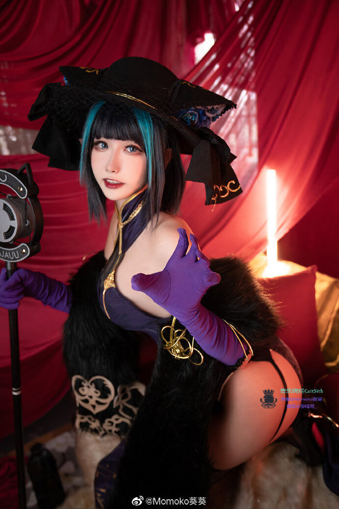 碧蓝航线柴郡换装「音乐绚烂CaitSith」cosplay|Momoko葵葵