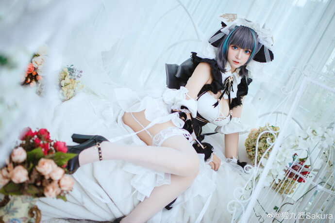 碧蓝航线柴郡猫cos可爱又迷人 碧蓝航线柴郡cosplay|cn猫九酱Sakura