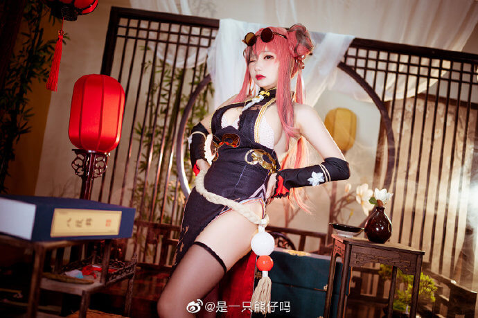碧蓝航线布莱默顿旗袍cos 碧蓝航线布莱默顿功夫少女|cn是一只熊仔吗