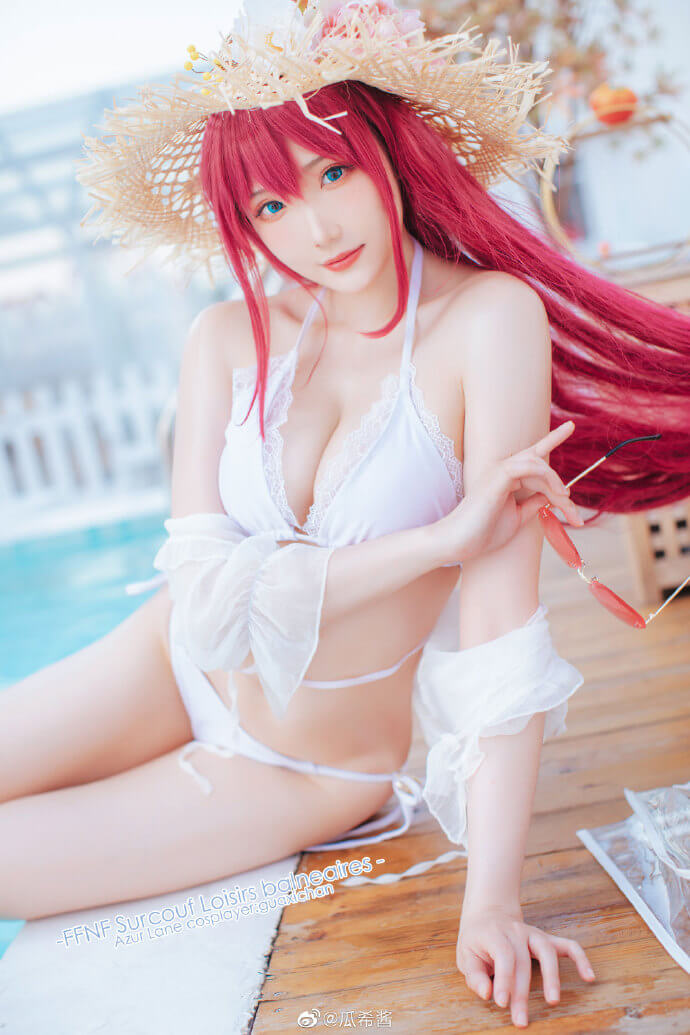 碧蓝航线絮库夫cosplay 碧蓝航线絮库夫泳装cos|cn瓜希酱