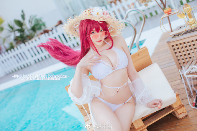 碧蓝航线絮库夫cosplay 碧蓝航线絮库夫泳装cos|cn瓜希酱