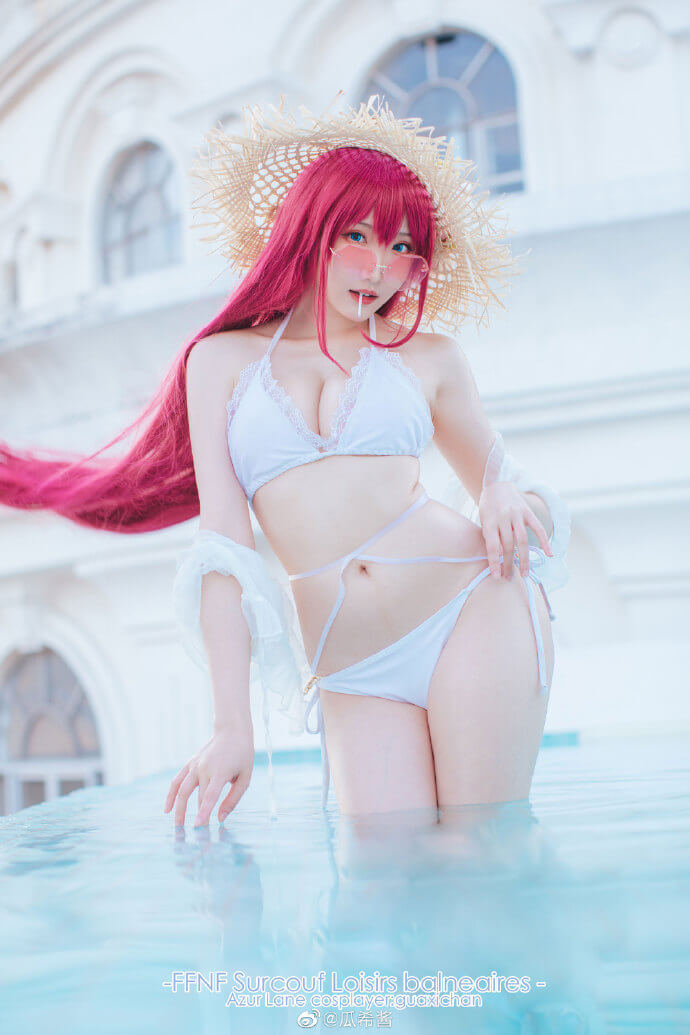 碧蓝航线絮库夫cosplay 碧蓝航线絮库夫泳装cos|cn瓜希酱