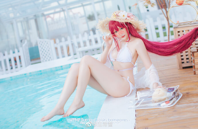 碧蓝航线絮库夫cosplay 碧蓝航线絮库夫泳装cos|cn瓜希酱