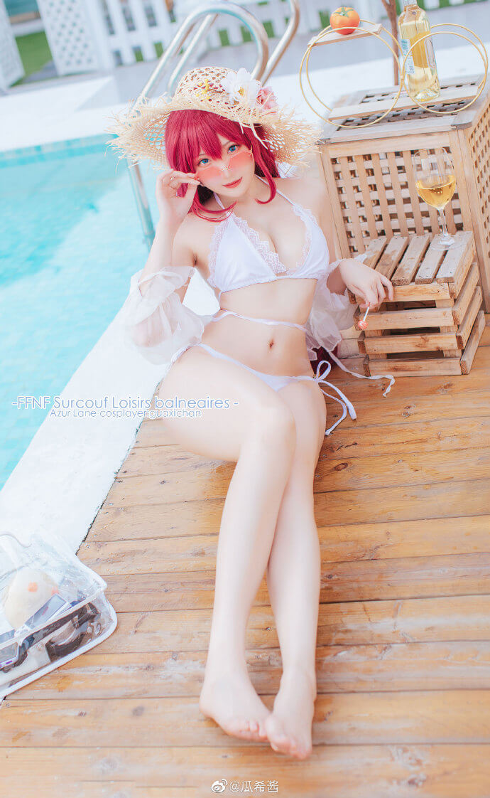 碧蓝航线絮库夫cosplay 碧蓝航线絮库夫泳装cos|cn瓜希酱