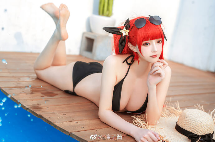 碧蓝航线火奴鲁鲁盛夏的“灾难”泳装cos|cn凛子酱