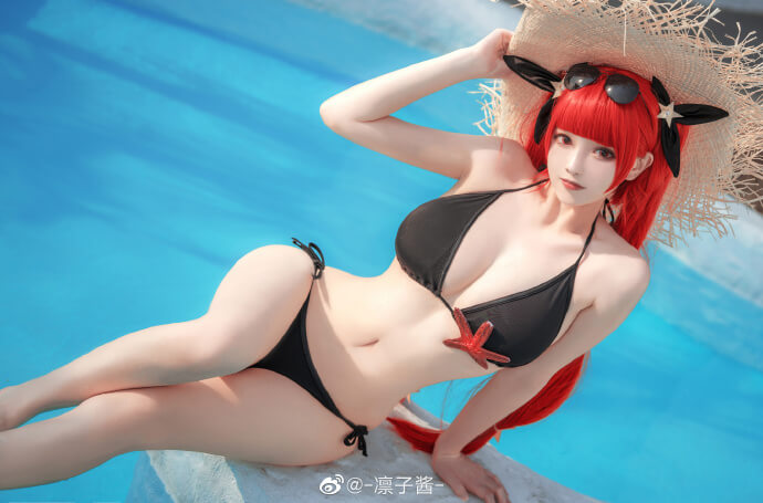 碧蓝航线火奴鲁鲁盛夏的“灾难”泳装cos|cn凛子酱