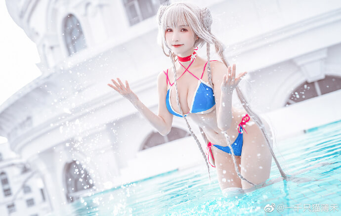 碧蓝航线可畏泳装cosplay 碧蓝航线可畏【海边的“皇家淑女”】