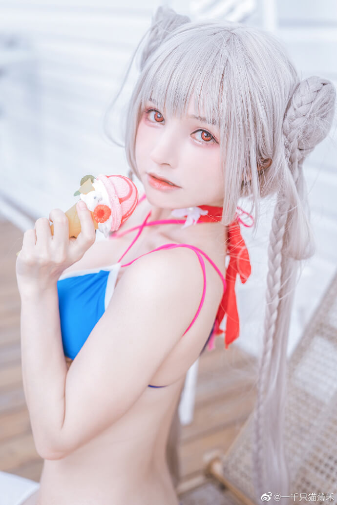 碧蓝航线可畏泳装cosplay 碧蓝航线可畏【海边的“皇家淑女”】