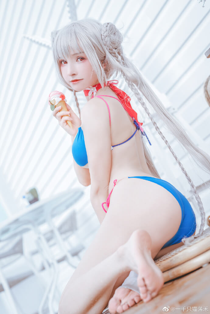 碧蓝航线可畏泳装cosplay 碧蓝航线可畏【海边的“皇家淑女”】