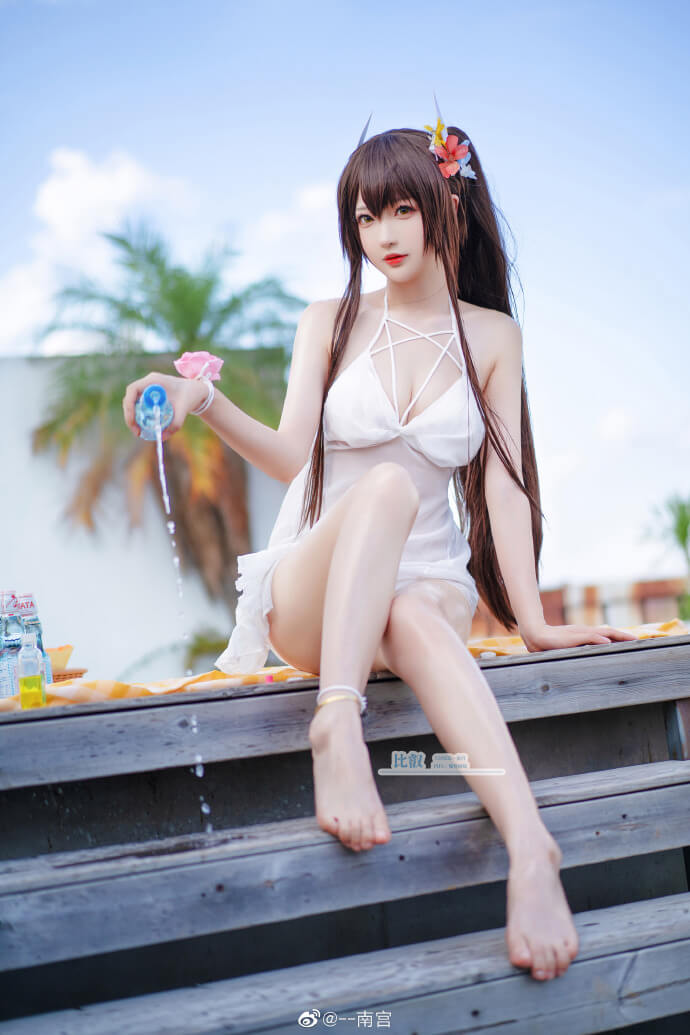 碧蓝航线比叡泳装cosplay 碧蓝航线比叡泳装cos图片