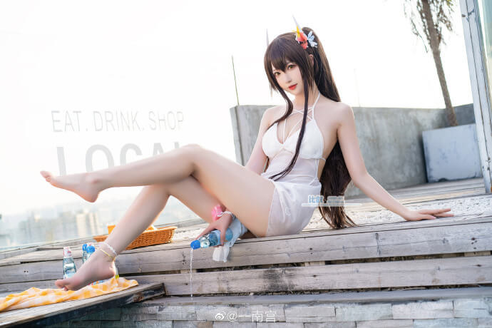 碧蓝航线比叡泳装cosplay 碧蓝航线比叡泳装cos图片