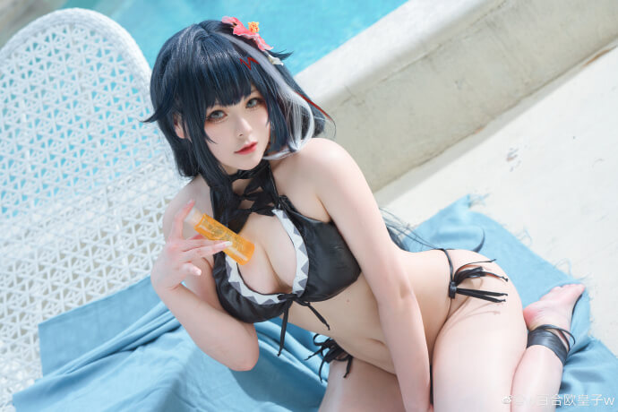 碧蓝航线德意志泳装cosplay 碧蓝航线德意志泳装皮肤cos