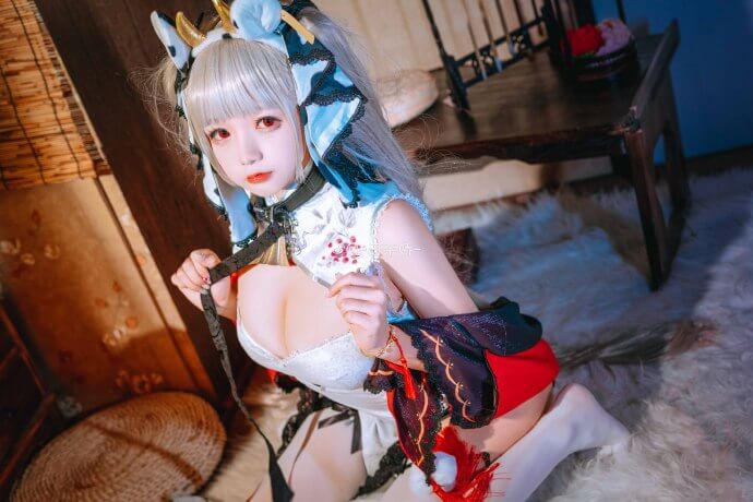 碧蓝航线可畏旗袍cosplay给人一种沁人心脾的美