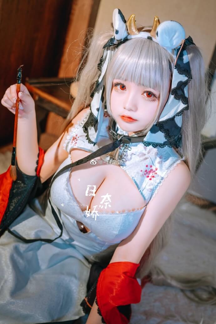 碧蓝航线可畏旗袍cosplay给人一种沁人心脾的美