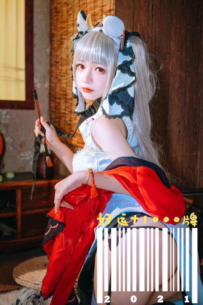 碧蓝航线可畏旗袍cosplay给人一种沁人心脾的美