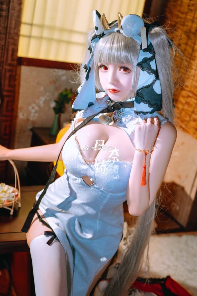 碧蓝航线可畏旗袍cosplay给人一种沁人心脾的美