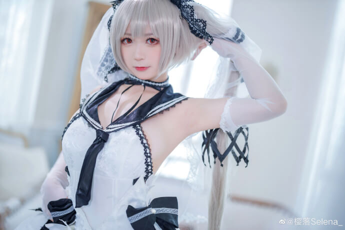 碧蓝航线可畏礼服「梳妆中的大小姐」cos|cn樱落Selena_