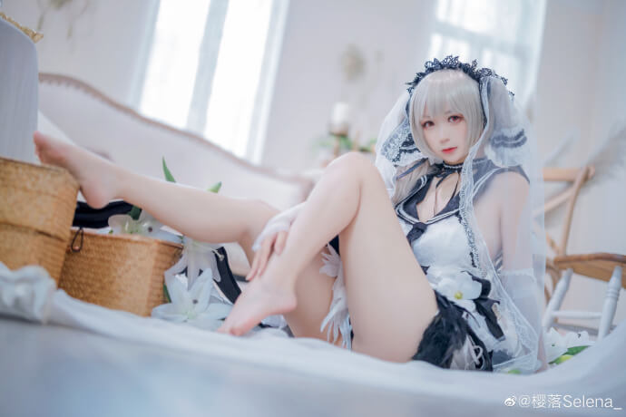 碧蓝航线可畏礼服「梳妆中的大小姐」cos|cn樱落Selena_