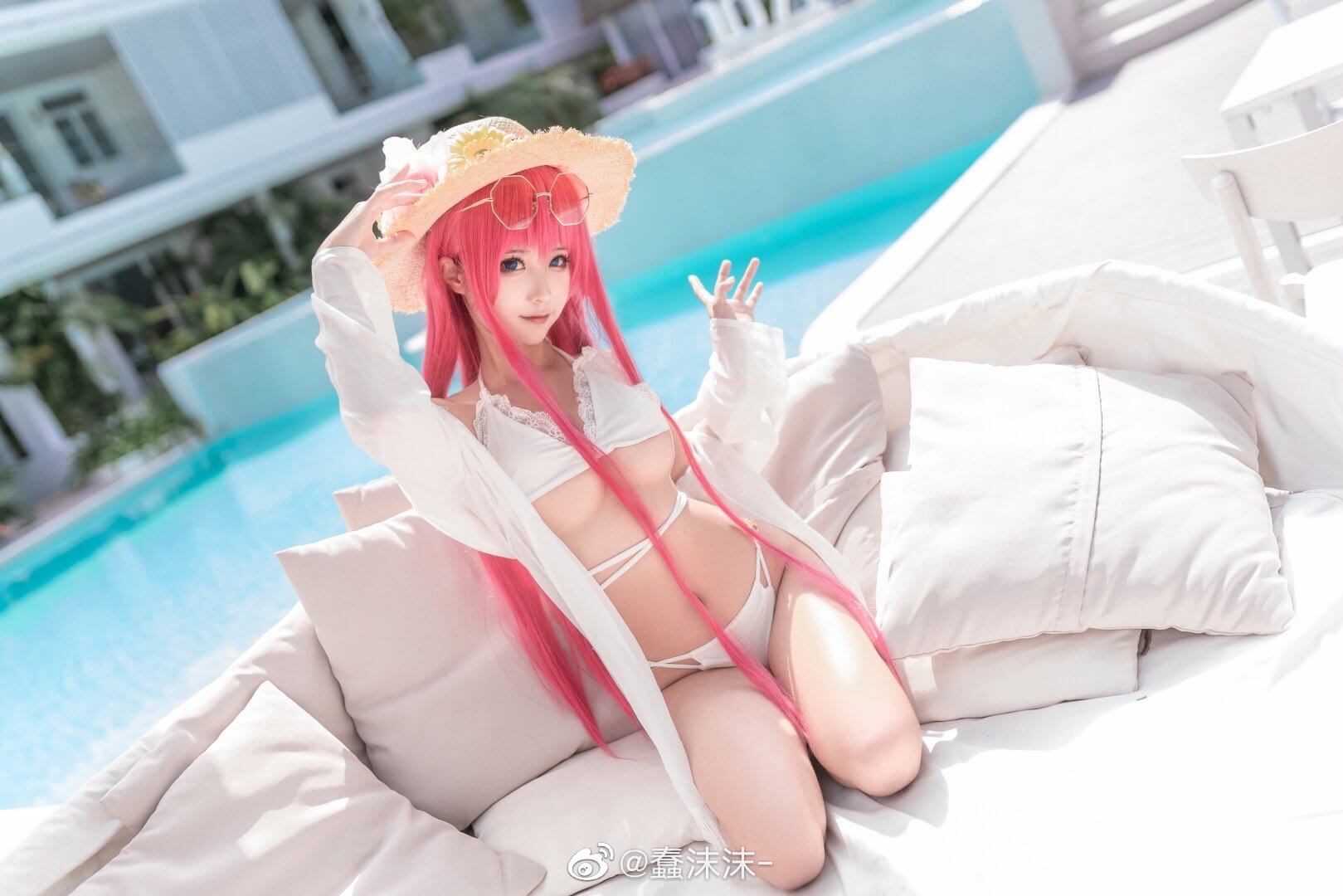 碧蓝航线絮库夫【Loisirs balneaires】cos 碧蓝航线絮库夫泳装cosplay