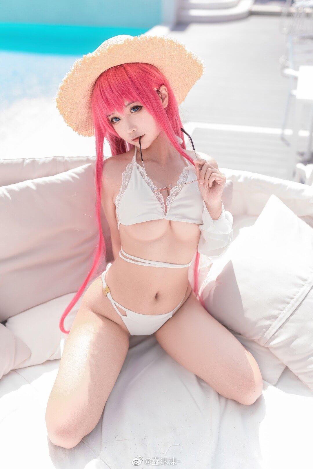 碧蓝航线絮库夫【Loisirs balneaires】cos 碧蓝航线絮库夫泳装cosplay