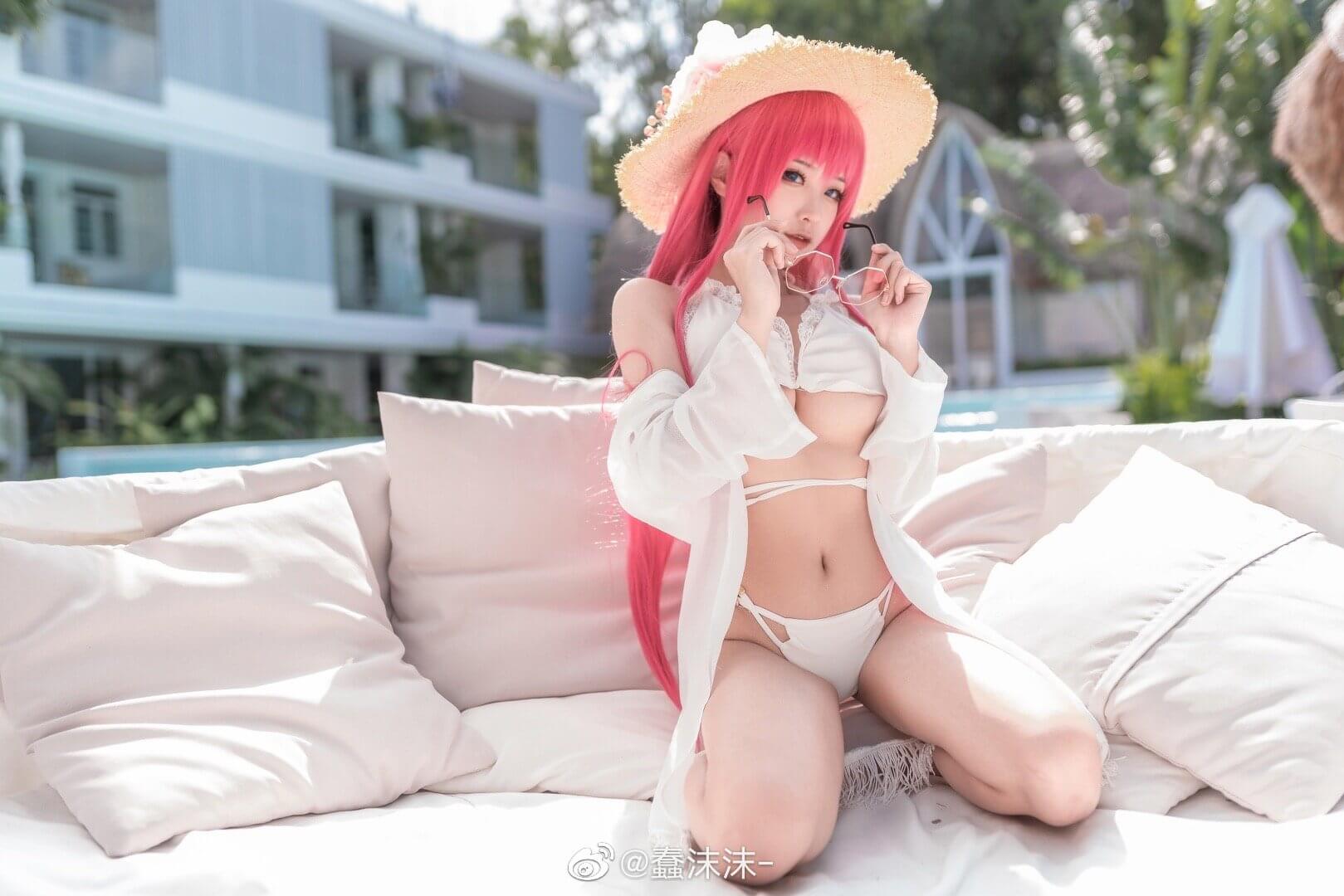 碧蓝航线絮库夫【Loisirs balneaires】cos 碧蓝航线絮库夫泳装cosplay