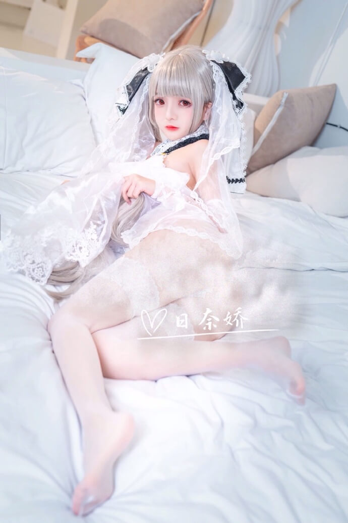 碧蓝航线可畏婚纱cos同人礼服|cn日奈娇