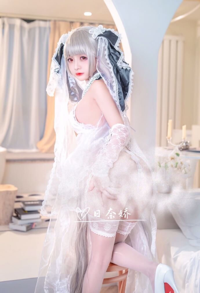 碧蓝航线可畏婚纱cos同人礼服|cn日奈娇