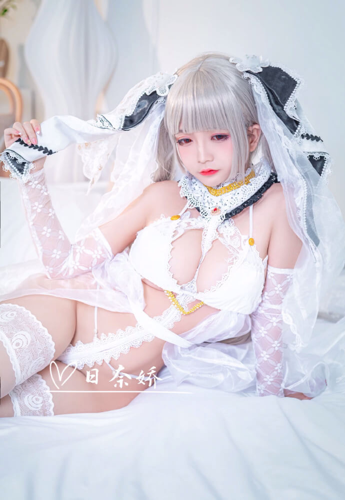 碧蓝航线可畏婚纱cos同人礼服|cn日奈娇