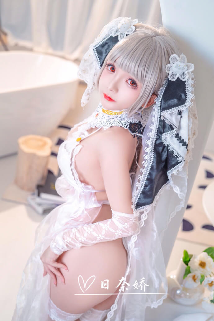 碧蓝航线可畏婚纱cos同人礼服|cn日奈娇