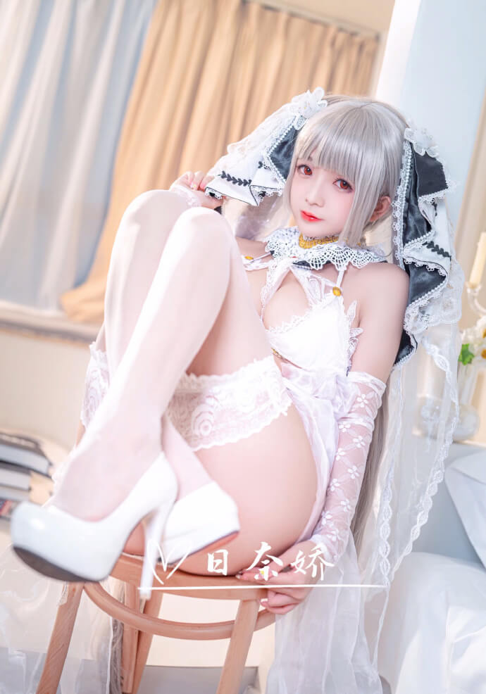 碧蓝航线可畏婚纱cos同人礼服|cn日奈娇