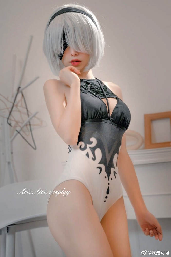 尼尔机械纪元2B小姐姐同人泳装cos 尼尔机械2B泳装cosplay