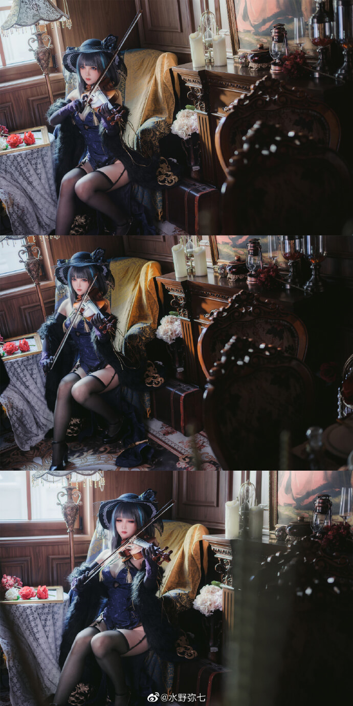 碧蓝航线柴郡换装cos「音乐绚烂CaitSith」|cn水野弥七
