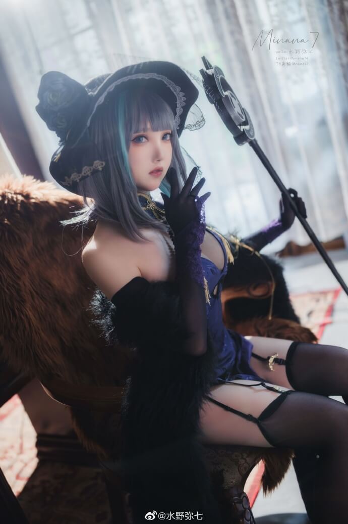 碧蓝航线柴郡换装cos「音乐绚烂CaitSith」|cn水野弥七