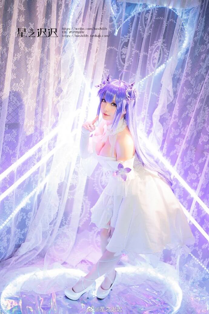 碧蓝航线独角兽cosplay 独角兽偶像天使的My Night