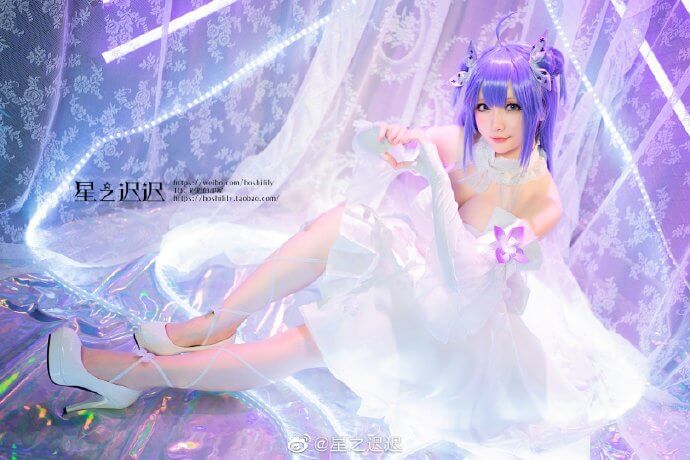 碧蓝航线独角兽cosplay 独角兽偶像天使的My Night
