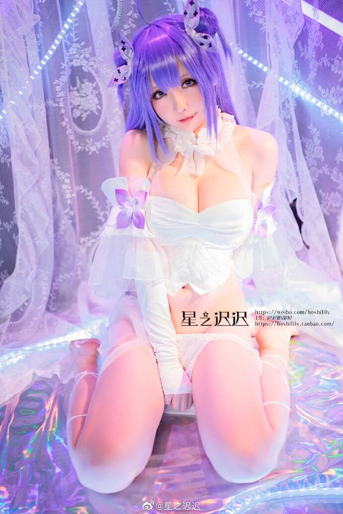 碧蓝航线独角兽cosplay 独角兽偶像天使的My Night