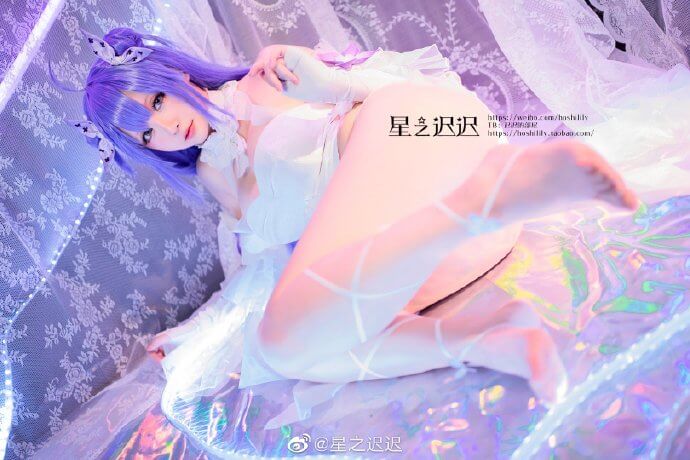 碧蓝航线独角兽cosplay 独角兽偶像天使的My Night