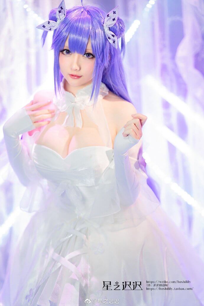 碧蓝航线独角兽cosplay 独角兽偶像天使的My Night