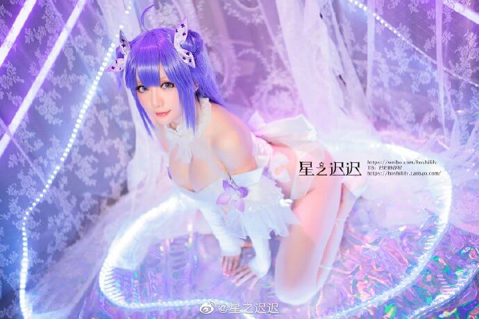 碧蓝航线独角兽cosplay 独角兽偶像天使的My Night