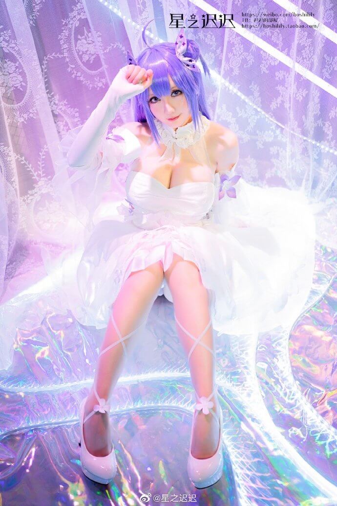 碧蓝航线独角兽cosplay 独角兽偶像天使的My Night