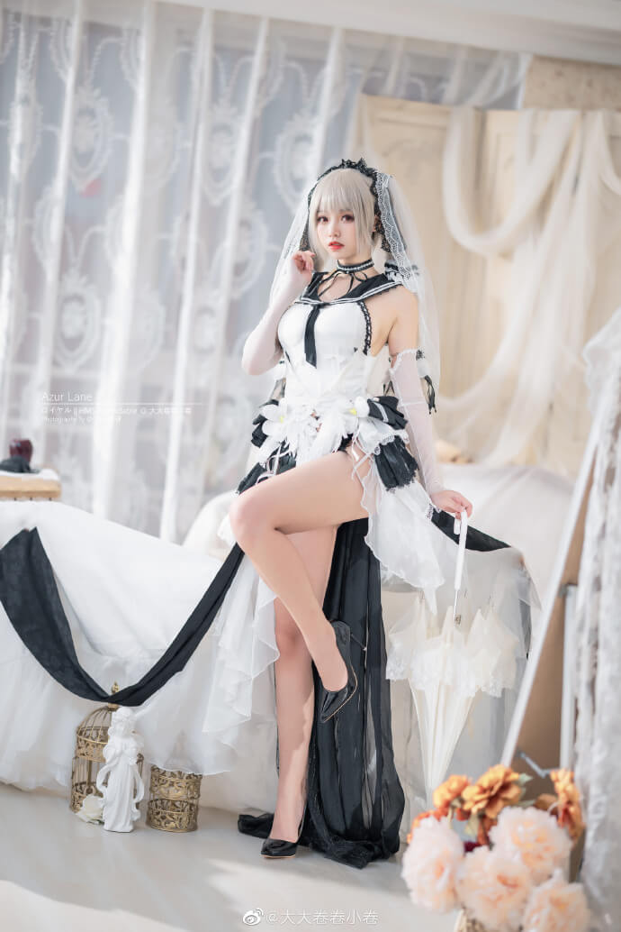 碧蓝航线可畏换装 「梳妆中的大小姐」cosplay