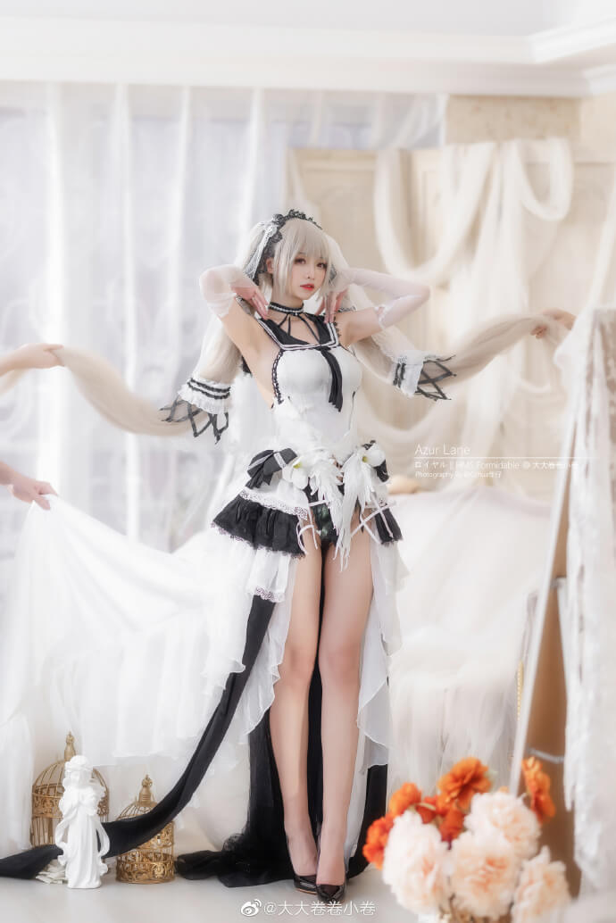 碧蓝航线可畏换装 「梳妆中的大小姐」cosplay