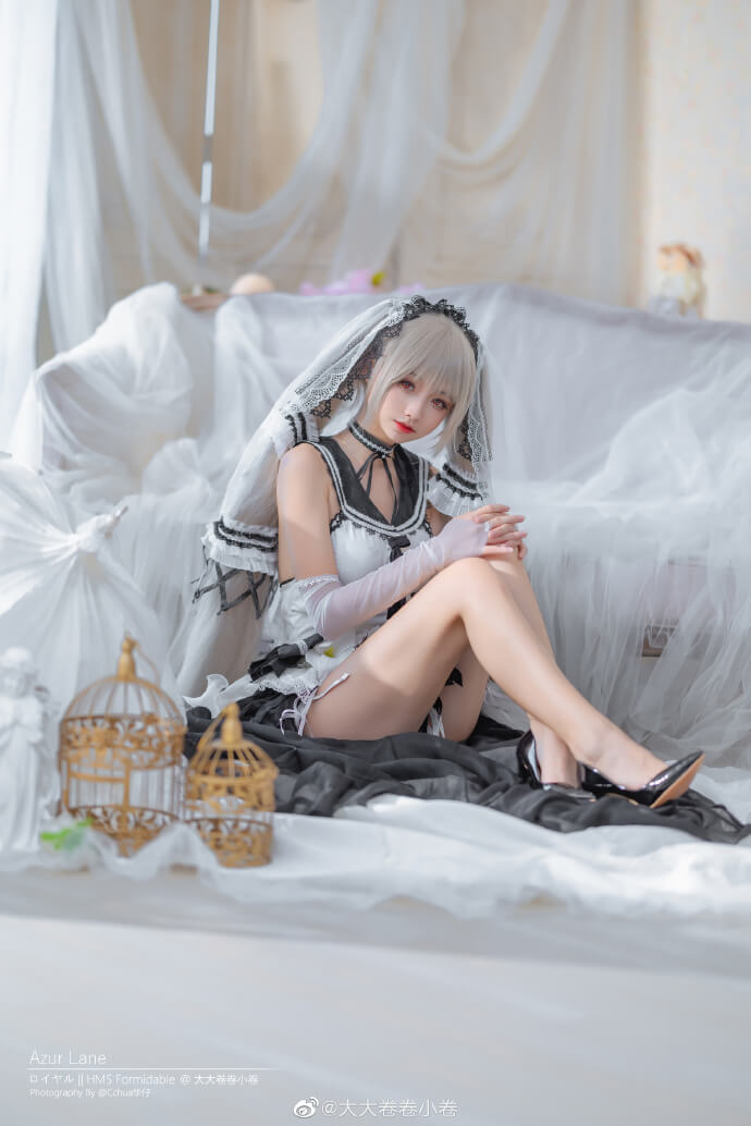 碧蓝航线可畏换装 「梳妆中的大小姐」cosplay