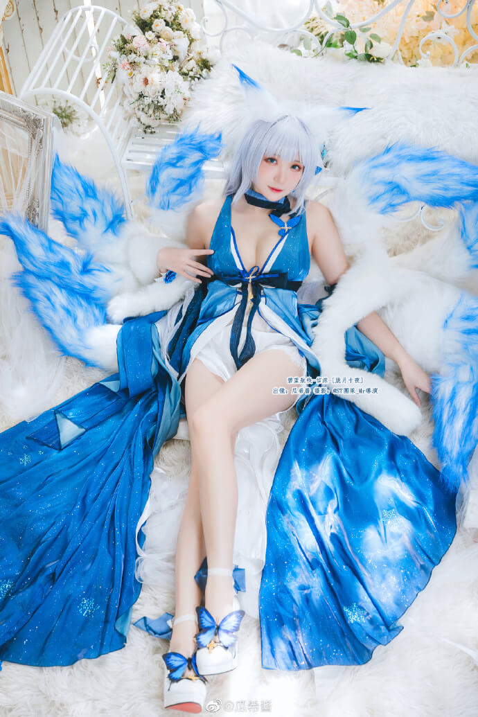 碧蓝航线信浓礼服「胧月十夜」cos|cn瓜希酱