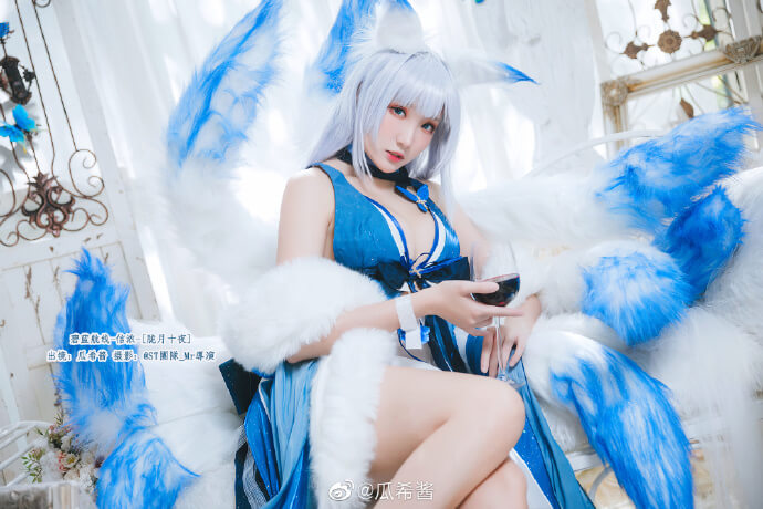 碧蓝航线信浓礼服「胧月十夜」cos|cn瓜希酱