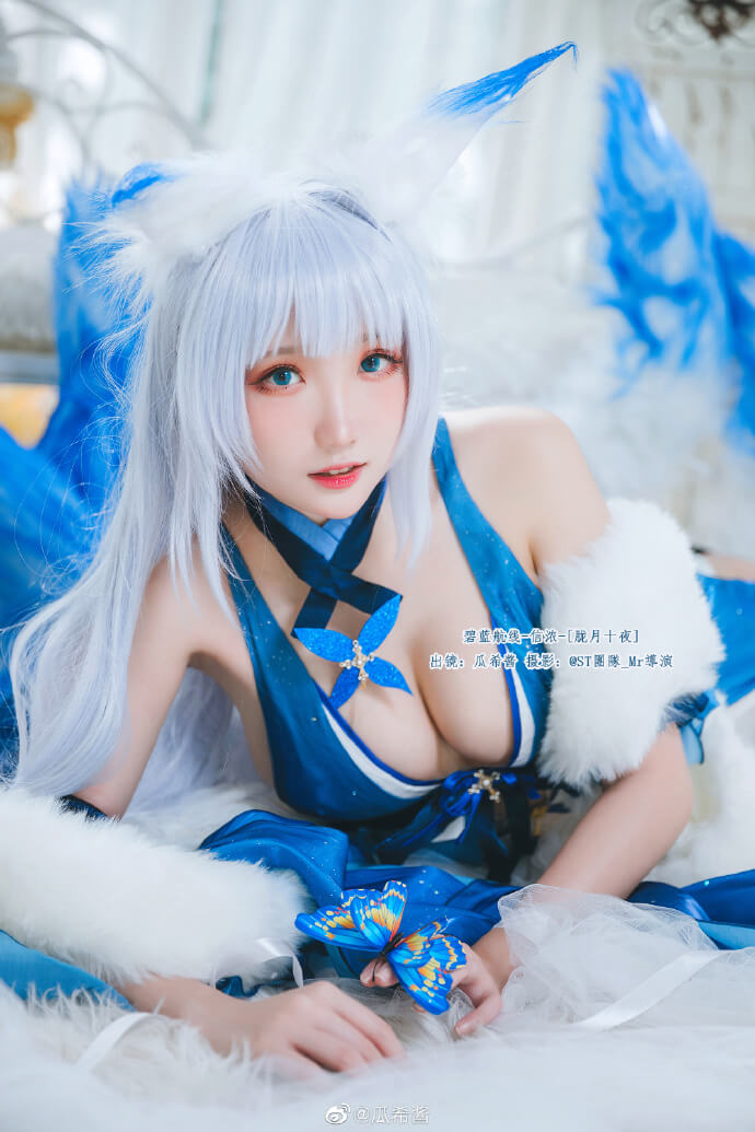 碧蓝航线信浓礼服「胧月十夜」cos|cn瓜希酱