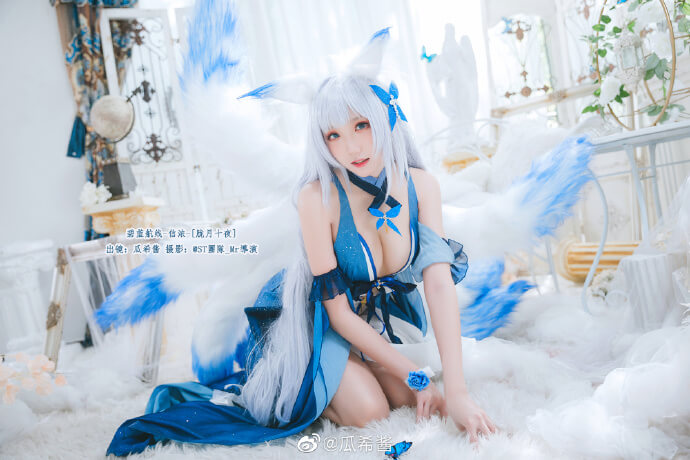 碧蓝航线信浓礼服「胧月十夜」cos|cn瓜希酱