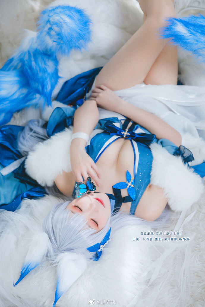 碧蓝航线信浓礼服「胧月十夜」cos|cn瓜希酱