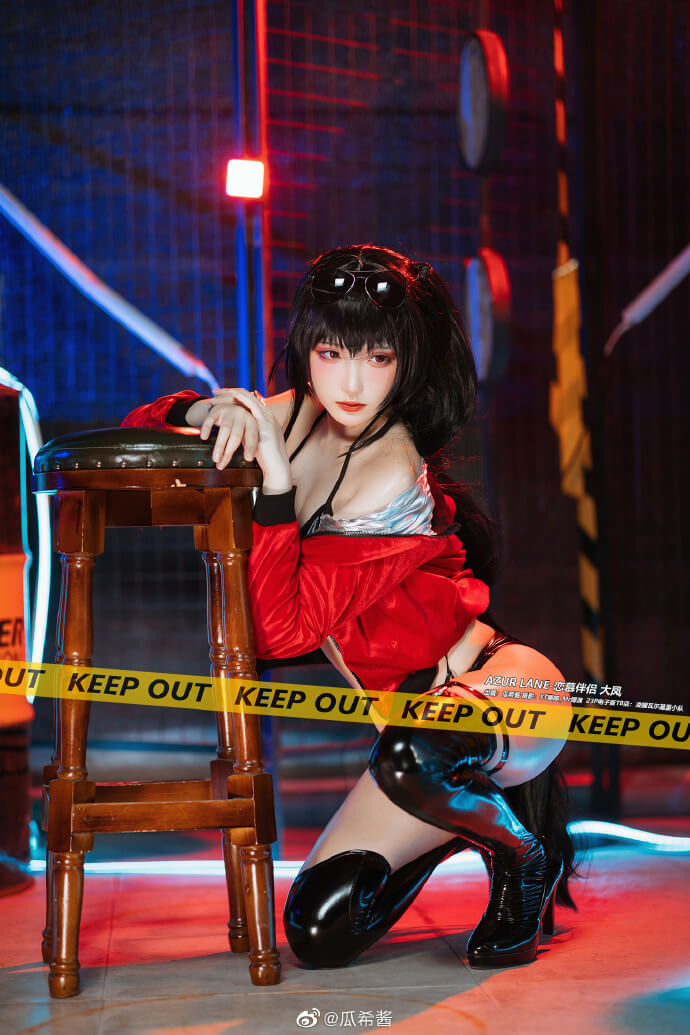 碧蓝航线大凤赛车服cos 碧蓝航线大凤赛车女郎恋慕伴侣